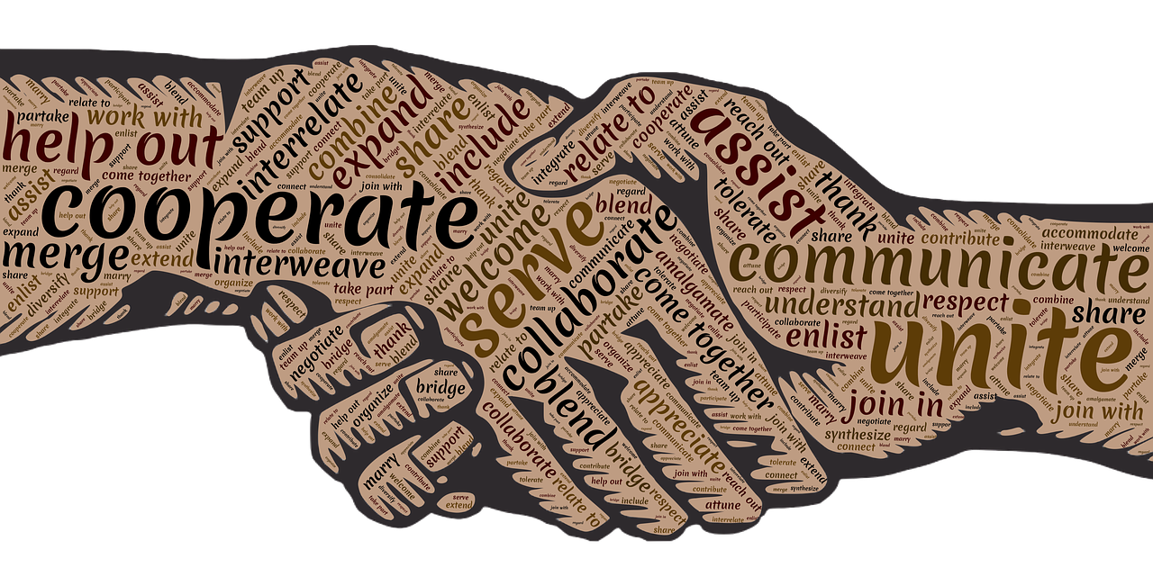 handshake, regard, cooperate